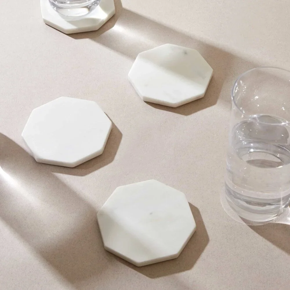 Zeal Living - The Marble Geo Coasters